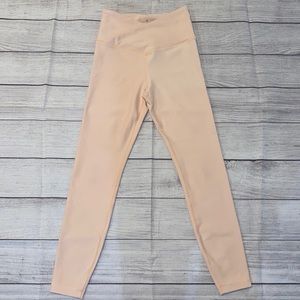 THRIVE SOCIETE - PALE PINK LEGGINGS- WITH WAISTE ZIPPER POCKET